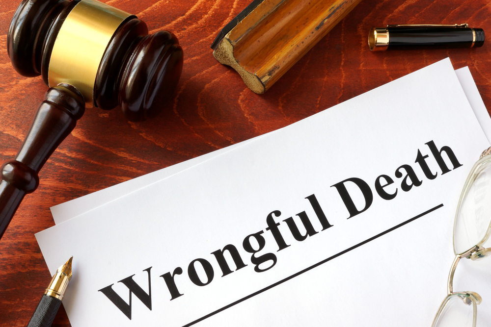 Wrongful-Death-Lawyer-Salt-Lake-City-UT-wrongful-death-paperwork-with-wooden-gavel-